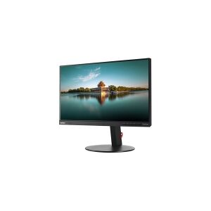 Lenovo ThinkVision T23i-20 - LED-skærm - 23 - 1920 x 1080 Full HD (1080p) @ 60 Hz - IPS - 250 cd/m² - 1000:1 - 4 ms - HDMI, VGA, DisplayPort - ravnsort - for ThinkPad P15 Gen 2 20YQ