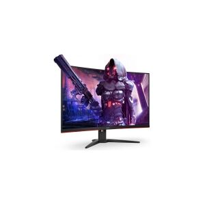 AOC G2 CQ32G2SE/BK, 80 cm (31.5), 2560 x 1440 pixel, 2K Ultra HD, LED, 1 ms, Sort, Rød