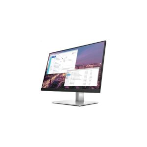 HP E23 G4 - E-Series - LED-skærm - 23 (23 synlig) - 1920 x 1080 Full HD (1080p) @ 60 Hz - IPS - 250 cd/m² - 1000:1 - 5 ms - HDMI, VGA, DisplayPort - sort, sølv