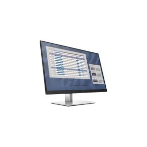 HP E27 G4 - E-Series - LED-skærm - 27 - 1920 x 1080 Full HD (1080p) @ 60 Hz - IPS - 250 cd/m² - 1000:1 - 5 ms - HDMI, VGA, DisplayPort - sort