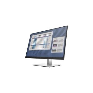 HP E27q G4 - E-Series - LED-skærm - 27 - 2560 x 1440 QHD @ 60 Hz - IPS - 250 cd/m² - 1000:1 - 5 ms - HDMI, VGA, DisplayPort - sort - utan skærmkabel