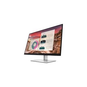 HP E27u G4 - E-Series - LED-skærm - 27 - 2560 x 1440 QHD @ 60 Hz - IPS - 250 cd/m² - 1000:1 - 5 ms - HDMI, DisplayPort, USB-C - glitrende sort