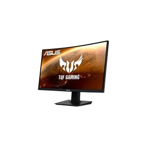 ASUS TUF Gaming VG24VQE - LED-skærm - gaming - kurvet - 23.6 - 1920 x 1080 Full HD (1080p) @ 165 Hz - VA - 250 cd/m² - 3000:1 - 1 ms - 2xHDMI, DisplayPort - sort