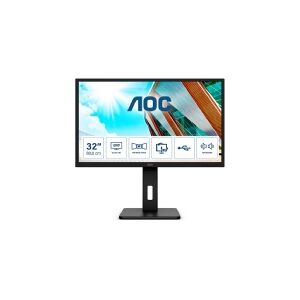 AOC P2 Q32P2, 80 cm (31.5), 2560 x 1440 pixel, 2K Ultra HD, LED, 4 ms, Sort