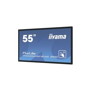 iiyama ProLite TF5539UHSC-B1AG - 55 Diagonal klasse LED-bagbelyst LCD paneldisplay - interaktiv digital skiltning - med berøringsskærm (multi-berøring) - 4K UHD (2160p) 3840 x 2160 - mat sort