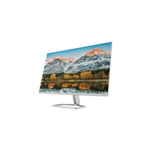 HP M27fw - M-Series - LED-skærm - 27 - 1920 x 1080 Full HD (1080p) @ 75 Hz - IPS - 300 cd/m² - 1000:1 - 5 ms - 2xHDMI, VGA - sølv, hvidt hoved