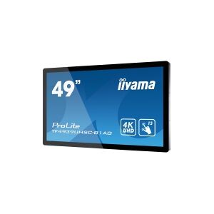 iiyama ProLite TF4939UHSC-B1AG - 49 Diagonal klasse LED-bagbelyst LCD paneldisplay - interaktiv digital skiltning - med berøringsskærm (multi-berøri