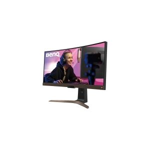 BenQ EW3880R - LED-skærm - kurvet - 37.5 - 3840 x 1600 WQHD+ @ 60 Hz - IPS - 300 cd/m² - 1000:1 - HDR10 - 4 ms - 2xHDMI, DisplayPort, USB-C - højttalere med subwoofer - metalbrun