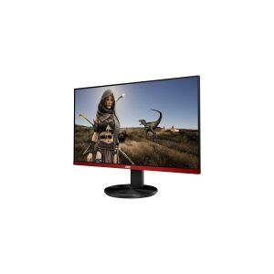 AOC Gaming G2790VXA - LED-skærm - gaming - 27 - 1920 x 1080 Full HD (1080p) @ 144 Hz - VA - 350 cd/m² - 3000:1 - 1 ms - HDMI, DisplayPort - højtalere - sort, rød