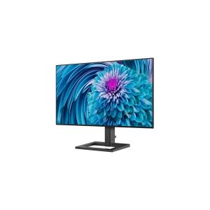 Philips E-line 275E2FAE - LED-skærm - 27 - 2560 x 1440 QHD @ 75 Hz - IPS - 350 cd/m² - 1000:1 - 1 ms - 2xHDMI, DisplayPort - højtalere - sort med te