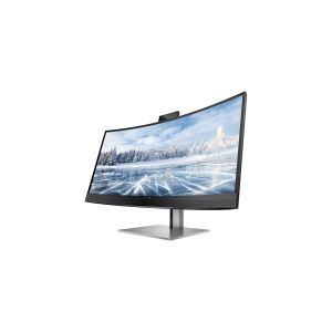 HP Z34c G3 - LED-skærm - kurvet - 34 - 3440 x 1440 WQHD @ 60 Hz - IPS - 350 cd/m² - 1000:1 - 6 ms - HDMI, DisplayPort, USB-C - højtalere - sort, sølv