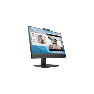 HP M24m Conferencing Monitor - LED-skærm - 24 (23.8 til at se) - 1920 x 1080 Full HD (1080p) @ 75 Hz - IPS - 300 cd/m² - 1000:1 - 5 ms - HDMI, DisplayPort, USB-C - højtalere - sort stander, sort hoved