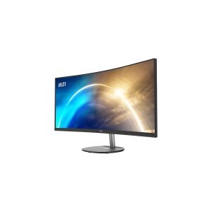 MSI PRO MP341CQ - LED-skærm - kurvet - 34 - 3440 x 1440 UWQHD @ 100 Hz - VA - 300 cd/m² - 3000:1 - 4 ms - 2xHDMI, DisplayPort - højtalere - sort