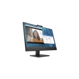 HP M27m Conferencing Monitor - LED-skærm - 27 - 1920 x 1080 Full HD (1080p) @ 75 Hz - IPS - 300 cd/m² - 1000:1 - 5 ms - HDMI, DisplayPort, USB-C - højtalere - sort stander, sort hoved