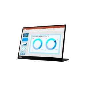 Lenovo ThinkVision M14d - LED-skærm - 14 - bærbar - 2240 x 1400 @ 60 Hz - IPS - 375 cd/m² - 1500:1 - 6 ms - 2xUSB-C - ravnsort - Campus