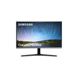 Samsung C32R500FHP - CR50 Series - LED-skærm - kurvet - 32 (31.5 til at se) - 1920 x 1080 Full HD (1080p) @ 75 Hz - VA - 300 cd/m² - 3000:1 - 4 ms - HDMI, VGA - mørkeblå/gå