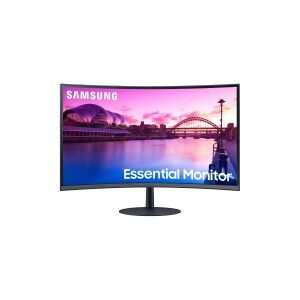 Samsung S27C390EAU - S39C Series - LED-skærm - kurvet - 27 - 1920 x 1080 Full HD (1080p) @ 75 Hz - VA - 250 cd/m² - 3000:1 - 4 ms - 2xHDMI, DisplayPort - højtalere - sort, mørkeblå/gå