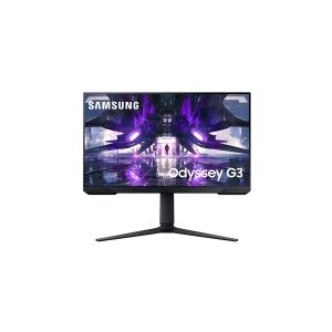 Samsung Odyssey G3 S24AG304NR - LED-skærm - gaming - 24 - 1920 x 1080 Full HD (1080p) @ 144 Hz - VA - 250 cd/m² - 3000:1 - 1 ms - HDMI, DisplayPort - sort