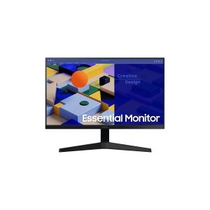 Samsung S27C312EAU - S31C Series - LED-skærm - 27 - 1920 x 1080 Full HD (1080p) @ 75 Hz - IPS - 250 cd/m² - 1000:1 - 5 ms - HDMI, VGA - sort