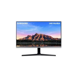 Samsung U28R550UQP - UR55 Series - LED-skærm - 28 - 3840 x 2160 4K @ 60 Hz - IPS - 300 cd/m² - 1000:1 - HDR10 - 4 ms - 2xHDMI, DisplayPort - mørkeblå/gå