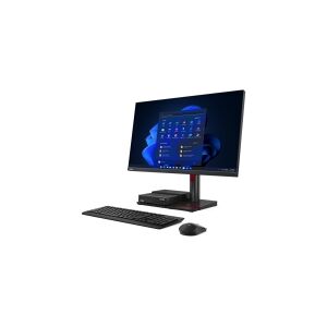 Lenovo ThinkCentre Tiny-in-One Flex 27i - LED-skærm - 27 - 1920 x 1080 Full HD (1080p) - IPS - 300 cd/m² - 1000:1 - 4 ms - HDMI, VGA, DisplayPort - ravnsort - for ThinkCentre neo 70t 11YU  ThinkPad P15 Gen 2 20YQ