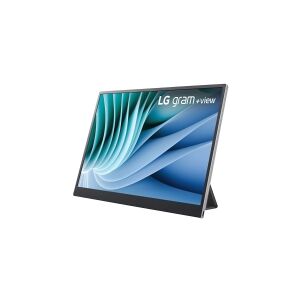 LG Electronics LG gram +view 16MR70 - LED-skærm - 16 - bærbar - 2560 x 1600 WQXGA - IPS - 350 cd/m² - 1200:1 - 2xUSB-C - sølv