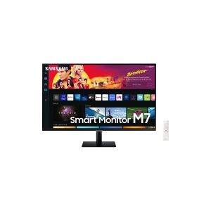 Samsung S32BM700UP - M70B Series - LED-skærm - Smart - 32 - 3840 x 2160 4K @ 60 Hz - VA - 300 cd/m² - 3000:1 - HDR10 - 4 ms - 2xHDMI, USB-C - højtalere - sort