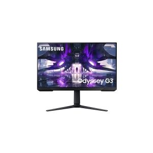 Samsung Odyssey G3 S27AG304NR - G30A Series - LED-skærm - gaming - 27 - 1920 x 1080 Full HD (1080p) @ 144 Hz - VA - 250 cd/m² - 3000:1 - 1 ms - HDMI, DisplayPort - sort