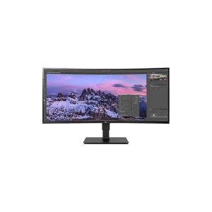 LG Electronics LG UltraWide 35BN77CP-B - LED-skærm - kurvet - 35 - 3440 x 1440 UWQHD @ 100 Hz - VA - 300 cd/m² - 2500:1 - HDR10 - 5 ms - 2xHDMI, DisplayPort, USB-C - højtalere - sort