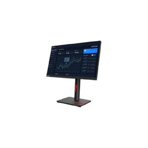 Lenovo ThinkVision T23i-30 - LED-skærm - 23 - 1920 x 1080 Full HD (1080p) @ 60 Hz - IPS - 250 cd/m² - 1000:1 - 4 ms - HDMI, VGA, DisplayPort - ravnsort - for ThinkCentre neo 70t 11YU  ThinkPad P15 Gen 2 20YQ