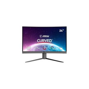 MSI G24C4 E2 - LED-skærm - gaming - kurvet - 24 (23.6 til at se) - 1920 x 1080 Full HD (1080p) @ 170 Hz - VA - 250 cd/m² - 3000:1 - 1 ms - 2xHDMI, DisplayPort