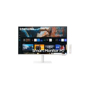 Samsung S32CM703UU - M70C Series - LED-skærm - Smart - 32 - 3840 x 2160 4K @ 60 Hz - VA - 300 cd/m² - 3000:1 - HDR10 - 4 ms - HDMI, USB-C - højtalere - varm hvid