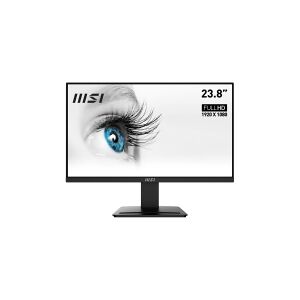 MSI PRO MP2412 - LED-skærm - 24 (23.8 til at se) - 1920 x 1080 Full HD (1080p) @ 100 Hz - VA - 300 cd/m² - 4000:1 - 1 ms - HDMI, DisplayPort