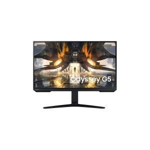 Samsung Odyssey G5 S27AG502PP - LED-skærm - 27 - 2560 x 1440 QHD @ 165 Hz - IPS - 350 cd/m² - 1000:1 - HDR10 - 1 ms - HDMI, DisplayPort - sort