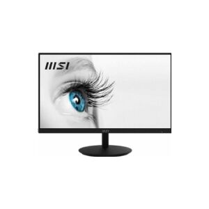 MSI PRO MP242DE - LCD-skærm - 24 (23.8 til at se) - 1920 x 1080 Full HD (1080p) @ 75 Hz - IPS - 250 cd/m² - 1000:1 - 5 ms - HDMI, VGA - højtalere - sort