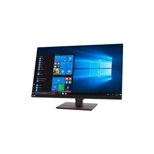 Lenovo ThinkVision T32h-20 - LED-skærm - 32 - 2560 x 1440 QHD - IPS - 350 cd/m² - 1000:1 - 4 ms - HDMI, DisplayPort, USB-C - ravnsort