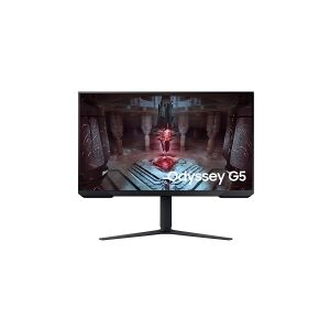 Samsung Odyssey G5 S32CG510EU - G51C Series - LED-skærm - gaming - 32 - 2560 x 1440 QHD @ 165 Hz - VA - 300 cd/m² - 3000:1 - HDR10 - 1 ms - 2xHDMI, DisplayPort - sort