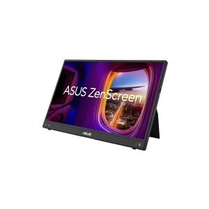 ASUS ZenScreen MB16AHV - LED-skærm - 15.6 - bærbar - 1920 x 1080 Full HD (1080p) @ 60 Hz - IPS - 250 cd/m² - 800:1 - 5 ms - Mini HDMI, 2xUSB-C - sor