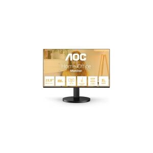 AOC B3 24B3CF2, 60,5 cm (23.8), 1920 x 1080 pixel, Fuld HD, LED, 1 ms, Sort