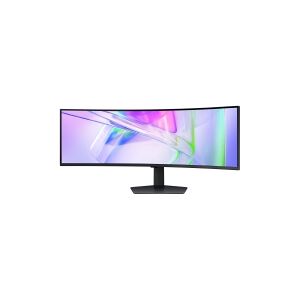 Samsung ViewFinity S9 S49C950UAU - S95UC Series - LED-skærm - kurvet - 49 - 5120 x 1440 Dual Quad HD @ 120 Hz - VA - 350 cd/m² - 3000:1 - DisplayHDR 400 - 5 ms - 2xHDMI, DisplayPort, USB-C - højtalere - sort