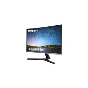 Samsung C27R500FHP - CR50 Series - LED-skærm - kurvet - 27 (26.9 til at se) - 1920 x 1080 Full HD (1080p) @ 60 Hz - VA - 300 cd/m² - 3000:1 - 4 ms - HDMI, VGA - mørkeblå/gå