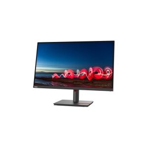 Lenovo ThinkVision T27i-30 - LED-skærm - 27 - 1920 x 1080 Full HD (1080p) @ 60 Hz - IPS - 300 cd/m² - 1000:1 - 4 ms - HDMI, VGA, DisplayPort - sort - Campus