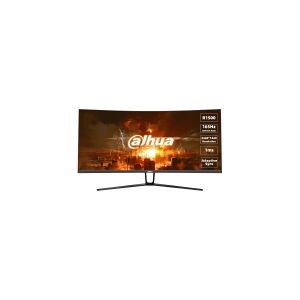 Dahua Technology LM34-E330C, 86,4 cm (34), 3440 x 1440 pixel, UltraWide Quad HD, LCD, 1 ms, Sort, Rød