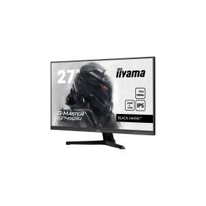 iiyama G-MASTER Black Hawk G2745QSU-B1 - LED-skærm - 27 - 2560 x 1440 QHD @ 100 Hz - IPS - 250 cd/m² - 1300:1 - 1 ms - HDMI, DisplayPort - højtalere - mat sort