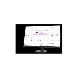 Lenovo D32-40 - LED-skærm - 32 (31.5 til at se) - 1920 x 1080 Full HD (1080p) - VA - 250 cd/m² - 3000:1 - 4 ms - HDMI, DisplayPort - ravnsort