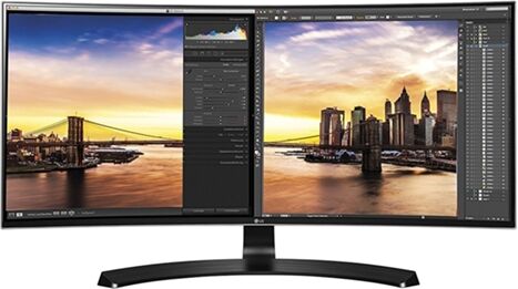 LG Monitor Curvo LG 34UC88-B (34'' - UWQHD - LED IPS)