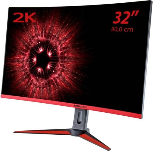 Hannspree Monitor Curvo Gaming HANNSPREE HG324QJB (24'' - 1 ms - QHD)