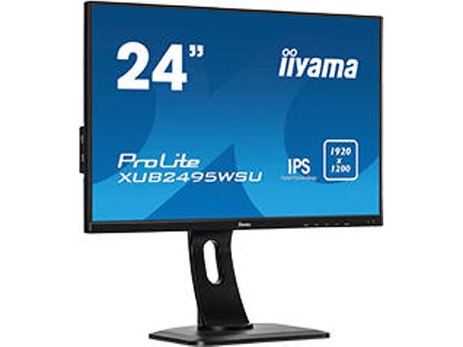 IIYAMA Monitor IIYAMA XUB2495WSU-B1 (24.1'' - WUXGA - LED)