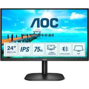 AOC B2 24B2XH/EU LED display 60,5 cm (23.8) 1920 x 1080 pixels Full HD Noir - Publicité