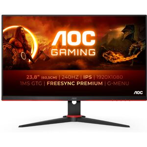 AOC G2 24G2ZE/BK LED display 60,5 cm (23.8) 1920 x 1080 pixels Full HD Noir, Rouge - Publicité